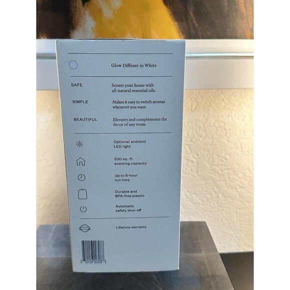 Vitruvi Diffuser - White Glow Stone Essential Oil Diffuser (H-1) - Picture 3 of 7